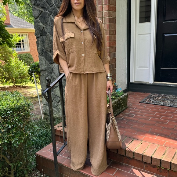 37 Made In France Top and Wide Leg Pant Set - Picture 5 of 5